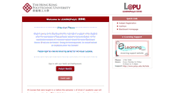 Desktop Screenshot of learn.polyu.edu.hk