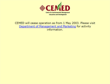 Tablet Screenshot of cemed.mgt.polyu.edu.hk