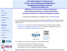 Tablet Screenshot of isgis.lsgi.polyu.edu.hk